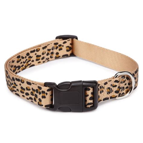 Stylish Cheetah Print Dog Collar for Fashionable Canine Companions